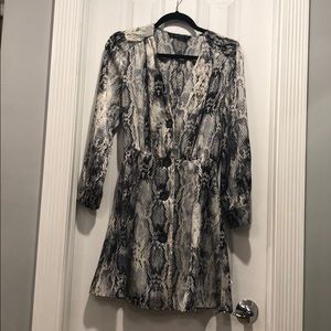 Zara Snakeskin Dress